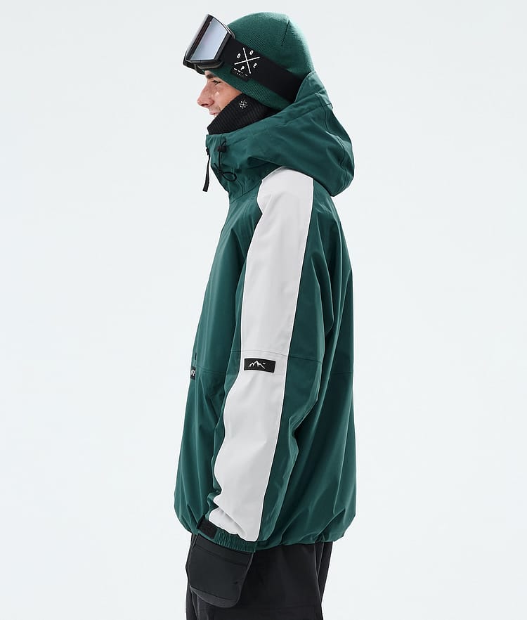 Arnok Ski Jacket Men Track Bottle Green/Light Grey, Image 5 of 8