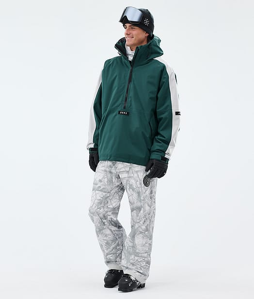 Arnok Outfit Ski Bottle Green/Light Grey/Fakewood