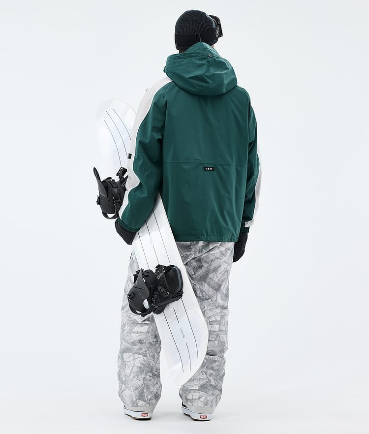 Arnok Lumilautailu Outfit Miehet Bottle Green/Light Grey/Fakewood, Image 2 of 2