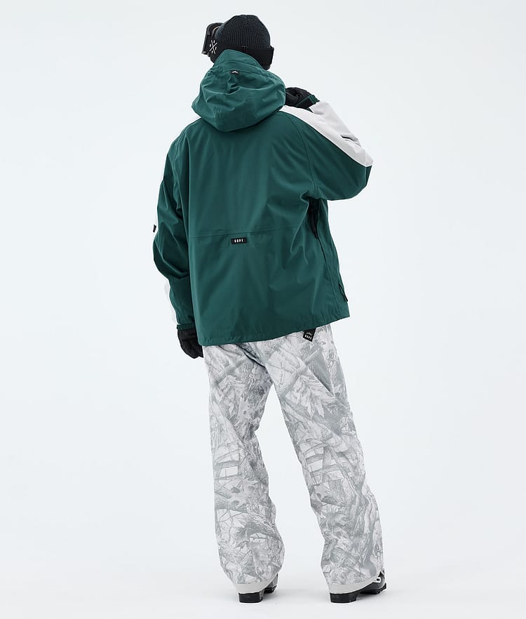 Arnok Skidoutfit Herr Bottle Green/Light Grey/Fakewood, Image 2 of 2