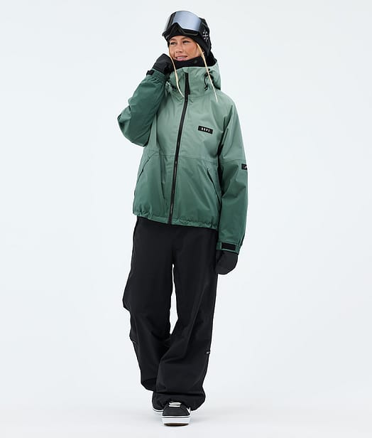 Spartan W Snowboard Outfit Green/Black