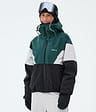 Spartan W Bunda na Snowboard Dámské Bottle Green/Light Grey/Black