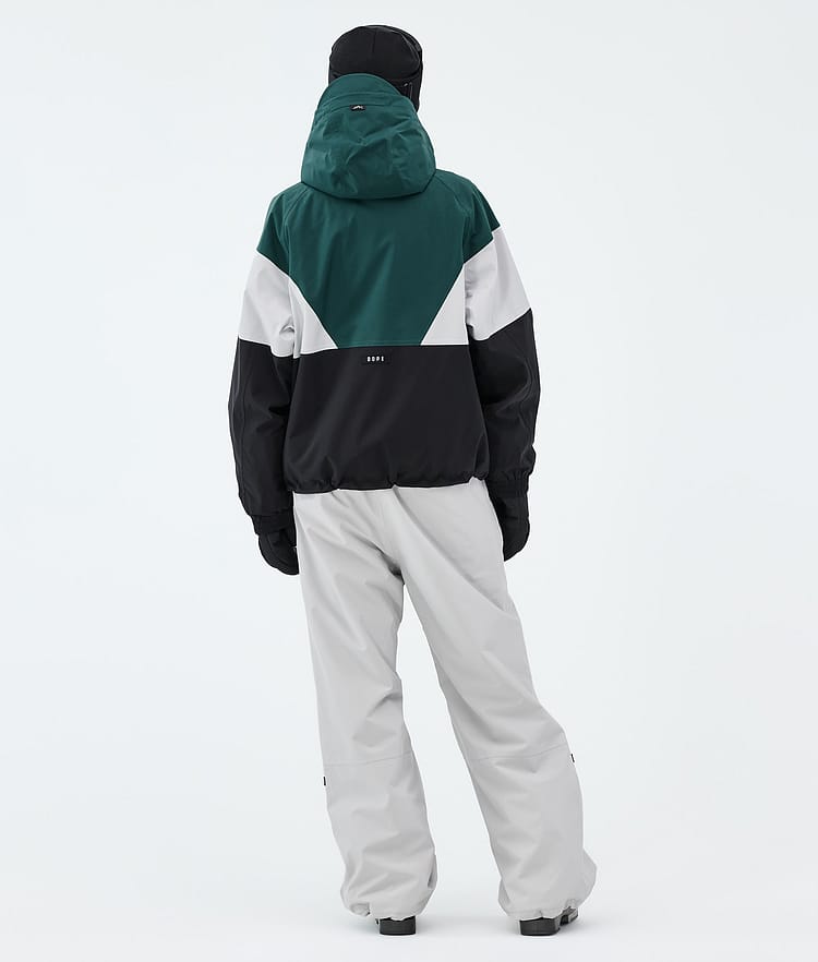 Spartan W Ski Jacket Women Sport Bottle Green/Light Grey/Black, Image 3 of 8