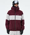 Spartan Snowboard jas Heren Burgundy/Light Grey