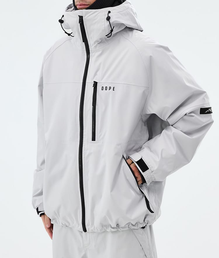 Apex Ski Jacket Men Light Grey, Image 7 of 9