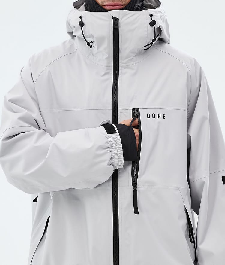 Apex Ski Jacket Men Light Grey, Image 8 of 9
