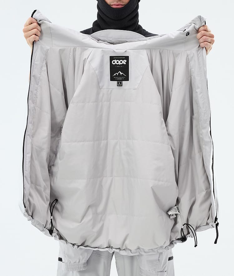 Apex Ski Jacket Men Light Grey, Image 9 of 9
