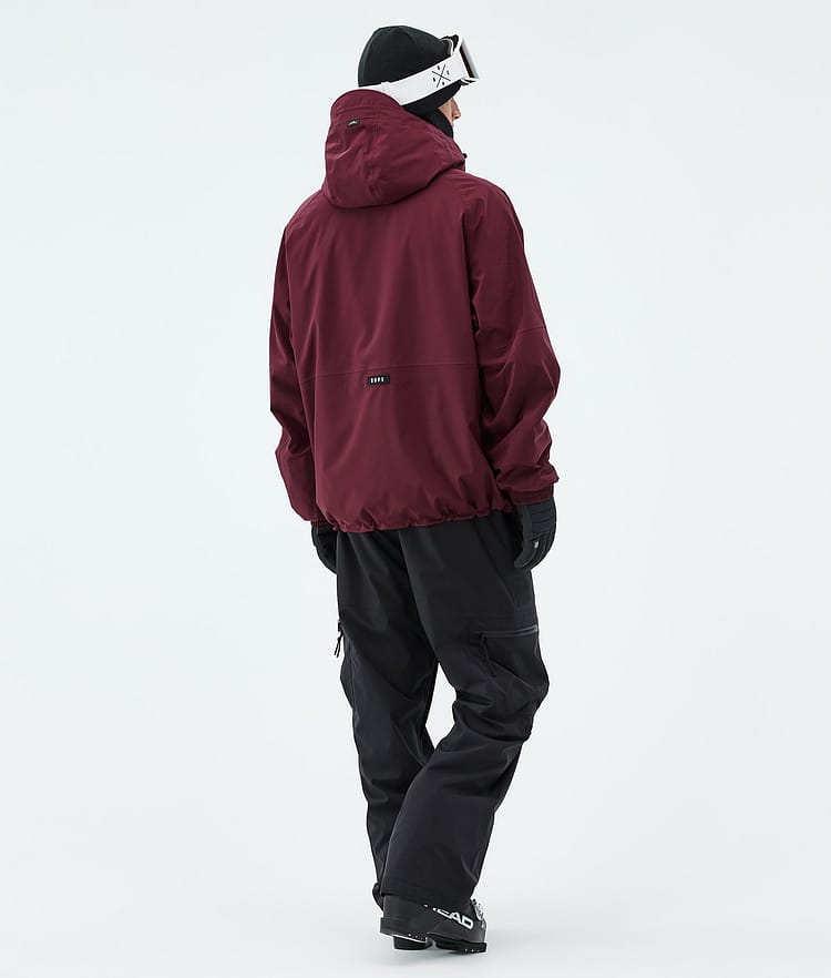 Apex Ski Jacket Men Burgundy, Image 3 of 9