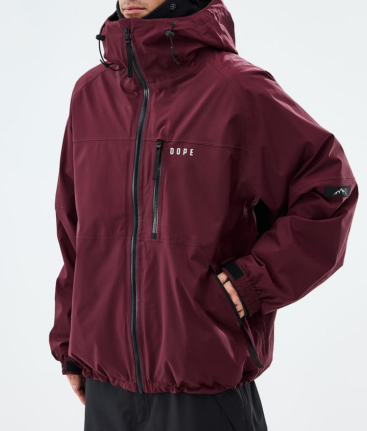 Apex Ski Jacket Men Burgundy, Image 7 of 9