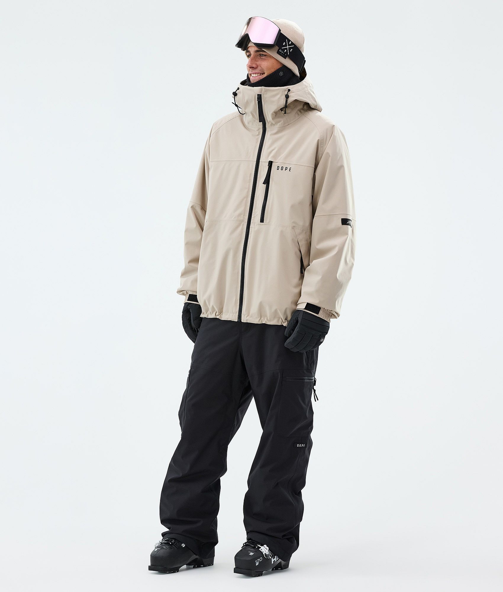 Dope Apex Ski Outfit Herren - Sand/Black