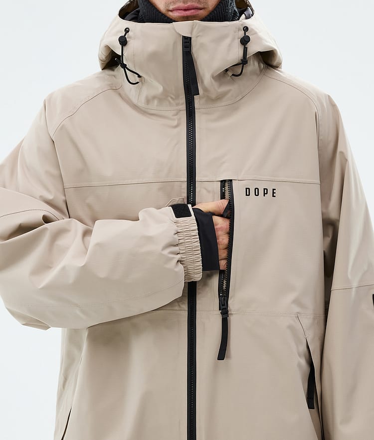 Apex Snowboard Jacket Men Sand, Image 8 of 9