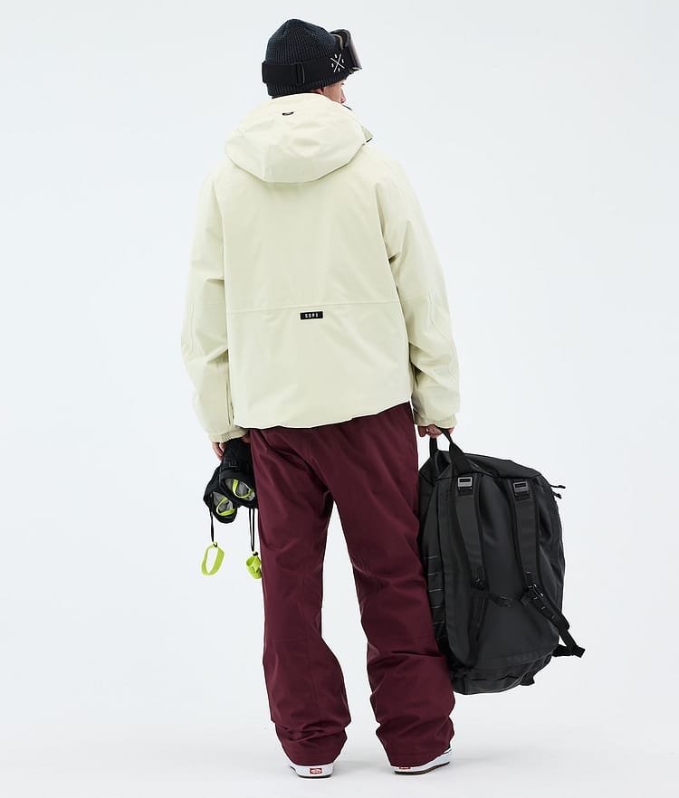 Arnok Snowboard Outfit Men Dirty White/Burgundy, Image 2 of 2