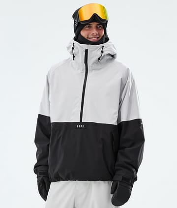 Arnok Snowboard Jacket Men Light Grey/Black