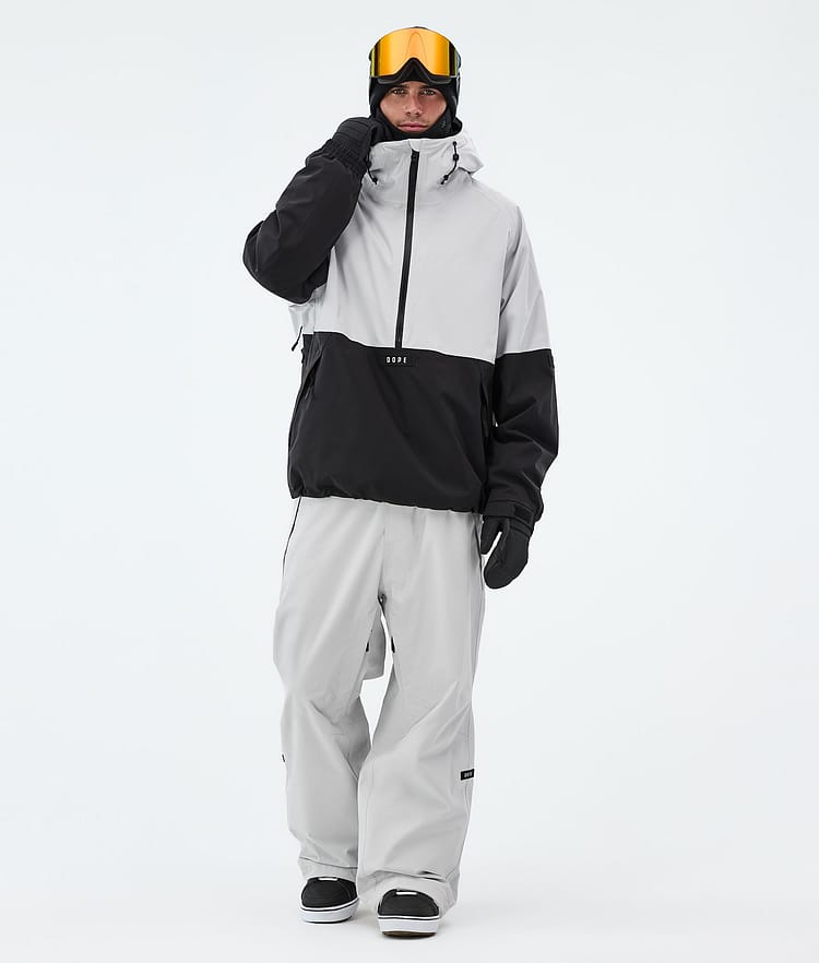 Arnok Snowboard Jacket Men Light Grey/Black, Image 2 of 8