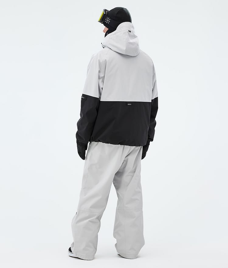 Arnok Snowboard Jacket Men Light Grey/Black, Image 3 of 8