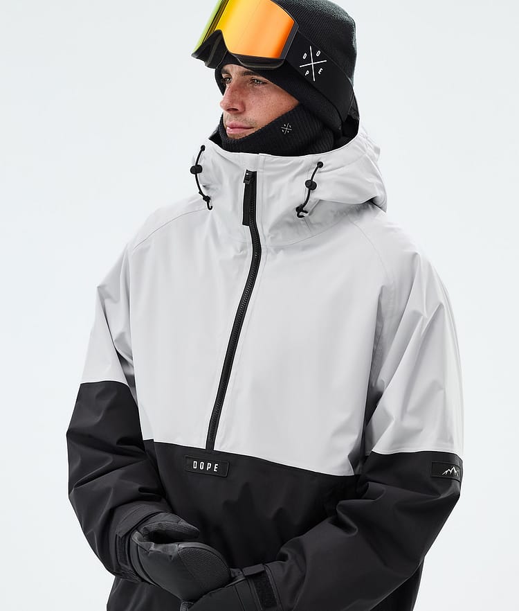 Arnok Ski Jacket Men Light Grey/Black, Image 4 of 8