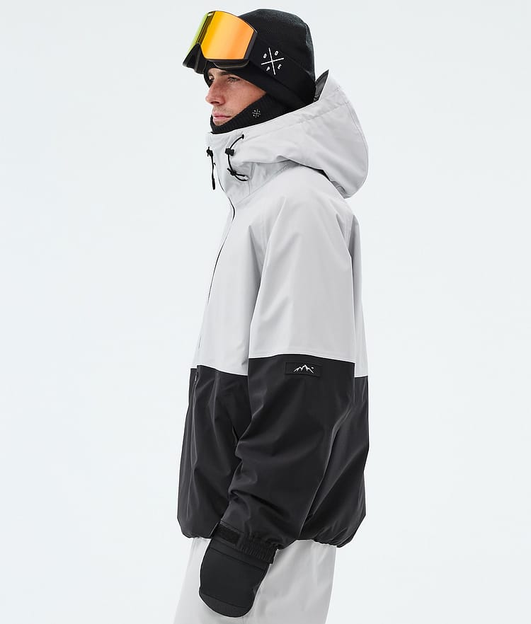 Arnok Ski Jacket Men Light Grey/Black, Image 5 of 8