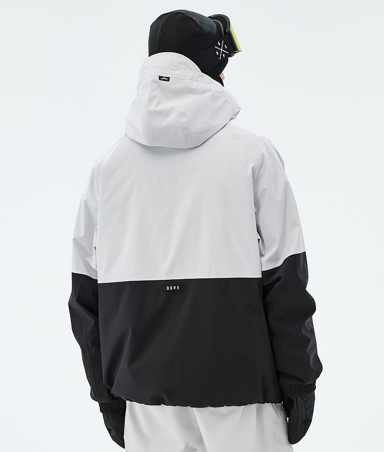 Arnok Snowboard Jacket Men Light Grey/Black, Image 6 of 8