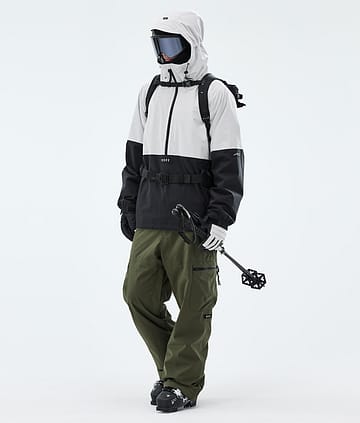 Arnok Skidoutfit Man Light Grey/Black/Olive Green