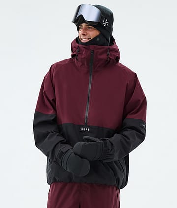 Arnok Snowboard Jacket Men Burgundy/Black