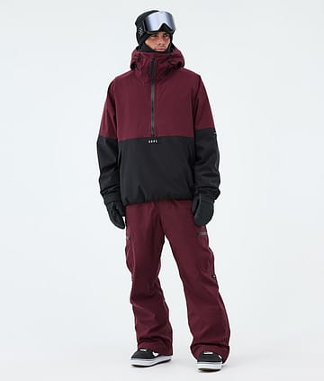 Arnok Outfit de Snowboard Hombre Burgundy/Black