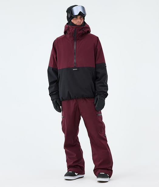 Arnok Snowboard Outfit Burgundy/Black