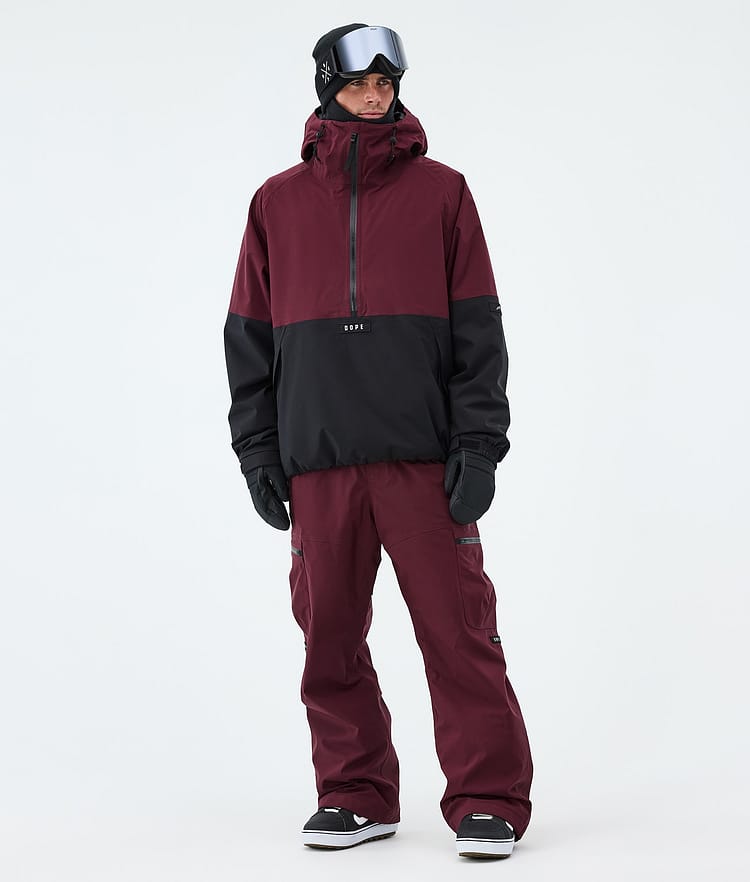 Arnok Snowboard Jacket Men Burgundy/Black, Image 2 of 8