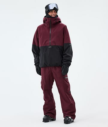 Arnok Ski Outfit Men Burgundy/Black