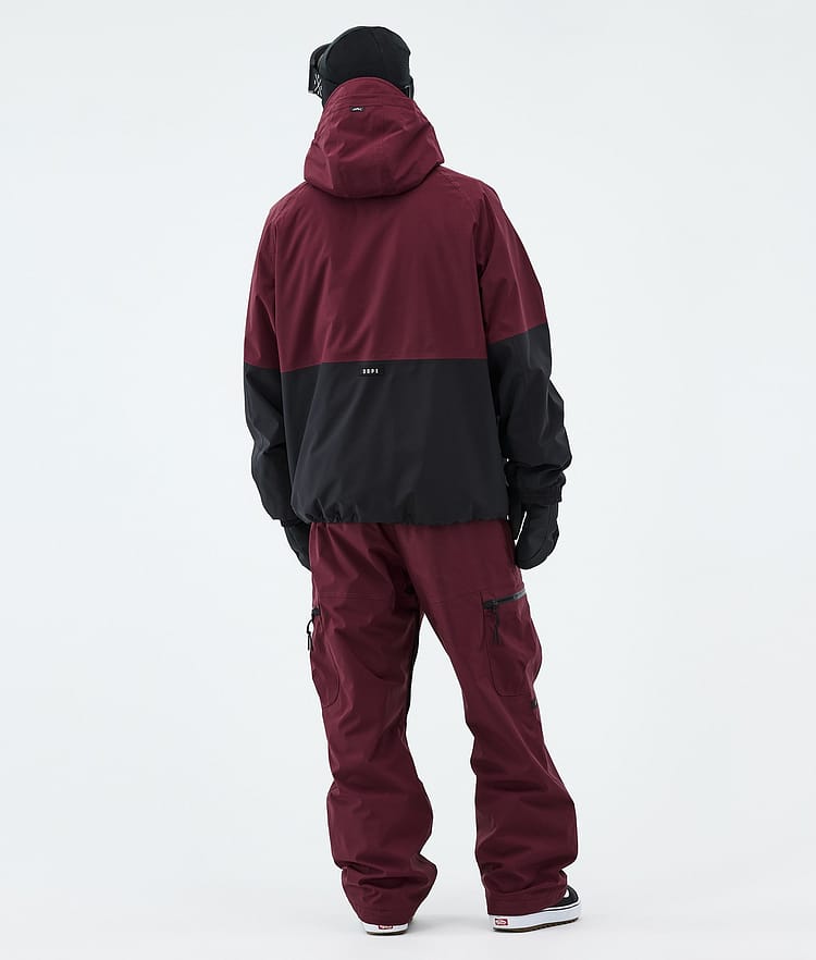 Arnok Snowboard Jacket Men Burgundy/Black, Image 3 of 8