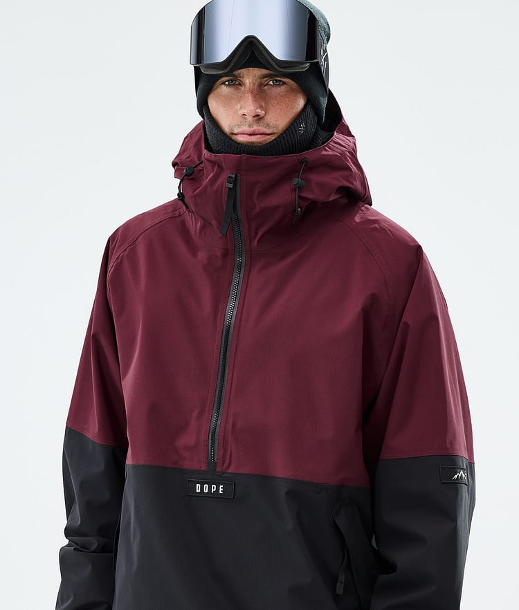 Arnok Ski Jacket Men Burgundy/Black, Image 4 of 8