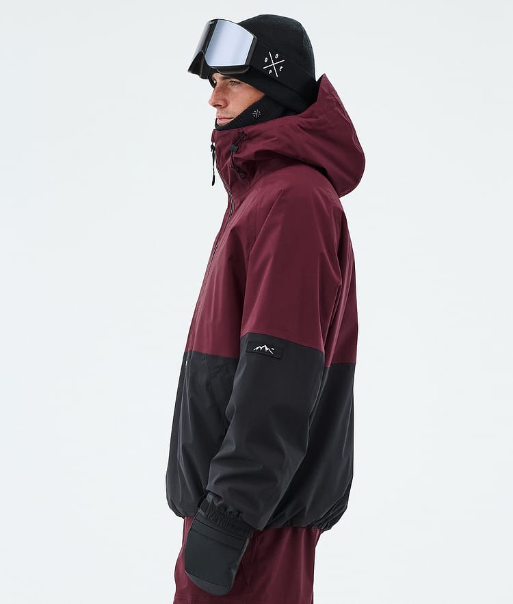 Arnok Ski Jacket Men Burgundy/Black, Image 5 of 8