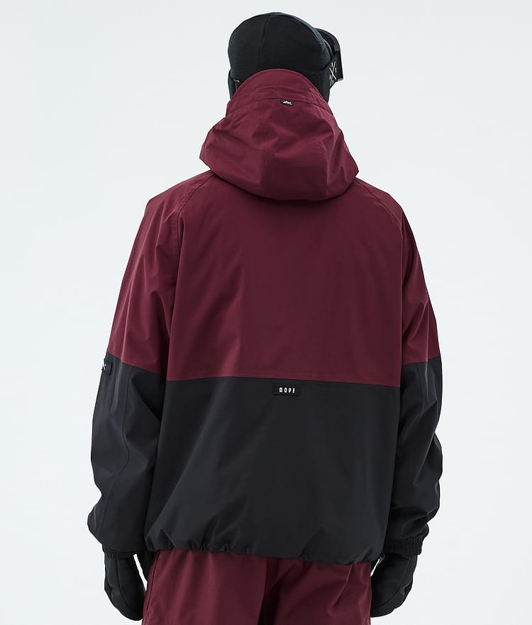Arnok Ski Jacket Men Burgundy/Black, Image 6 of 8