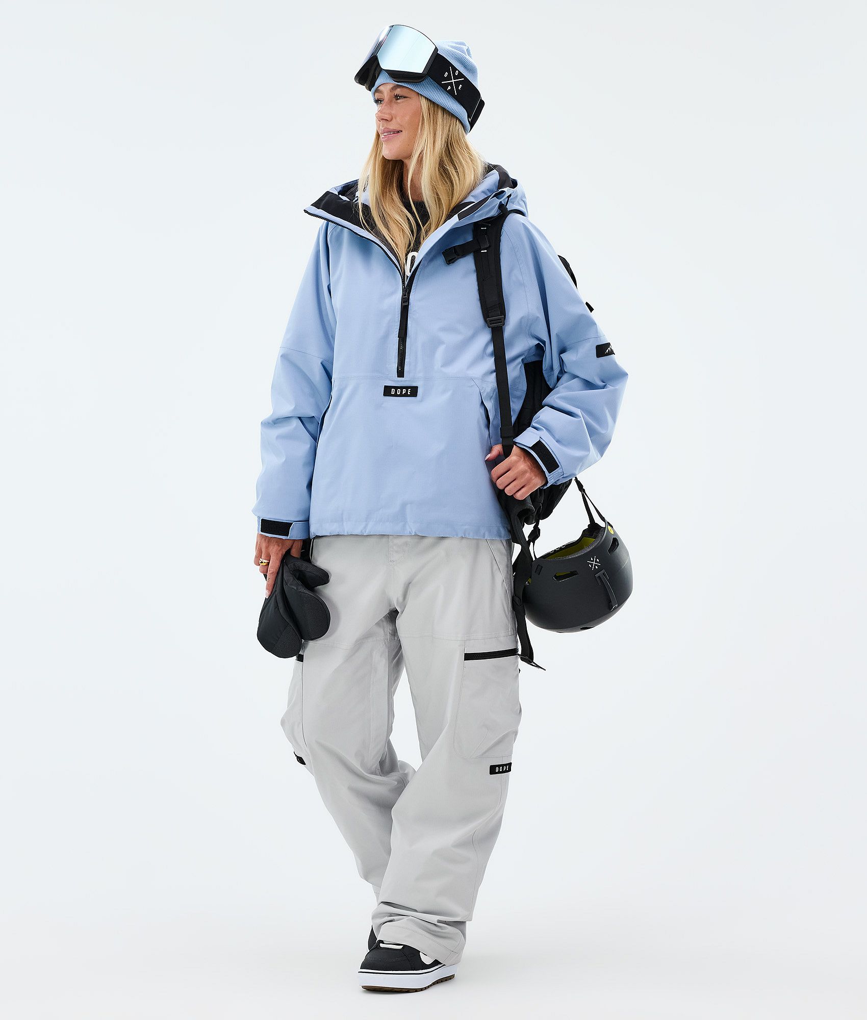 Dope Arnok W/Apex W スノーボードウェアセット レディース Light Blue