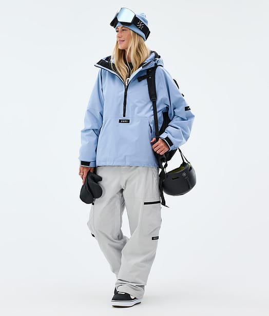 Arnok W Snowboard Outfit Light Blue/Light Grey