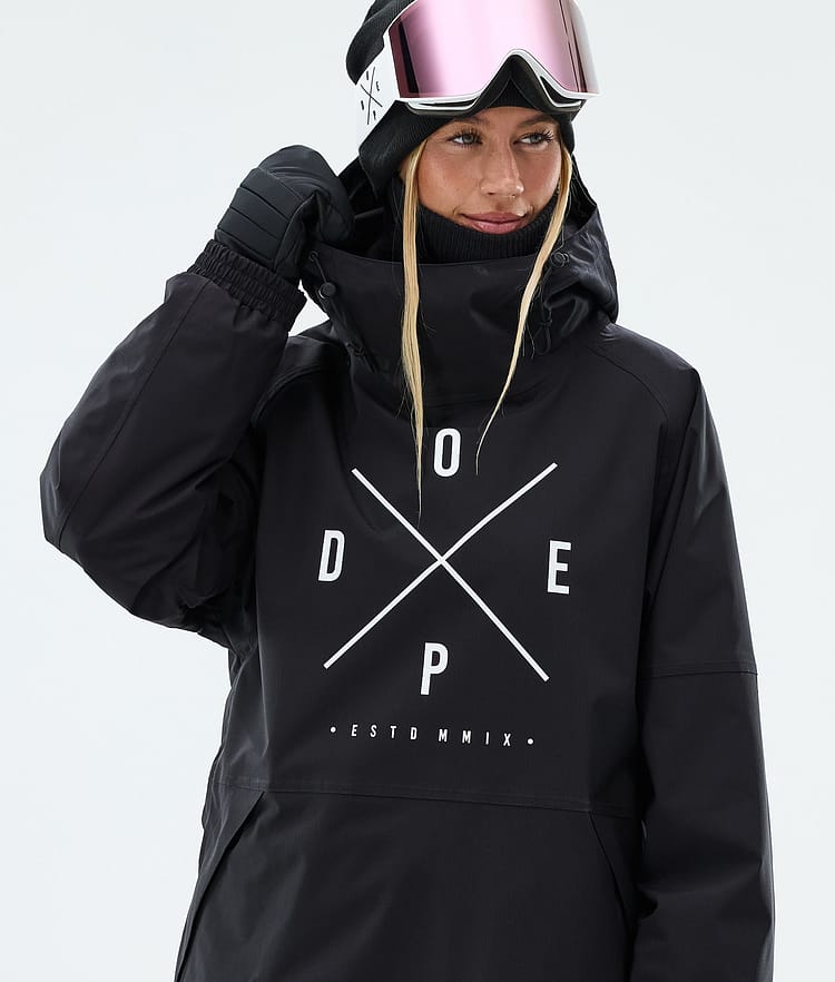 Halo W Snowboard Jacket Women 2X-Up Black, Image 4 of 7