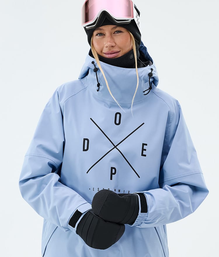 Halo W Snowboard Jacket Women 2X-Up Light Blue, Image 4 of 7