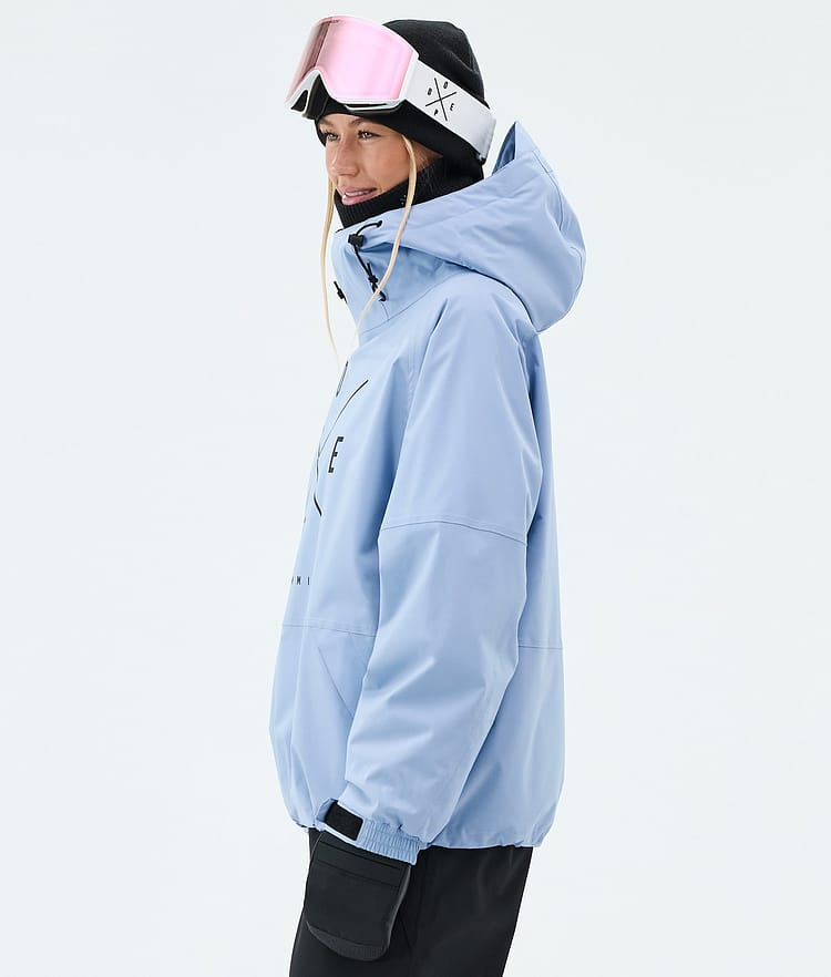 Halo W Ski Jacket Women 2X-Up Light Blue, Image 5 of 7