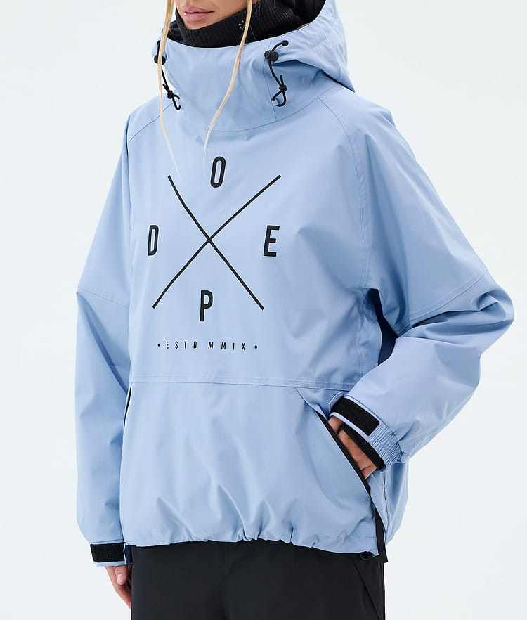 Halo W Snowboard Jacket Women 2X-Up Light Blue, Image 7 of 7