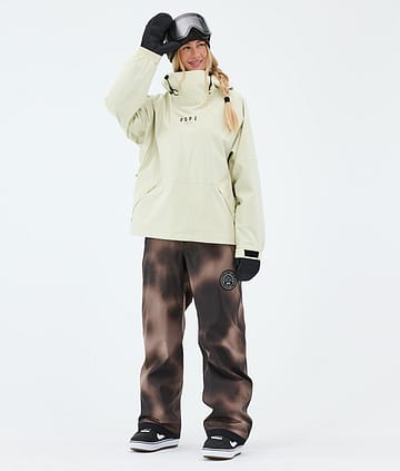 Halo W Outfit Snowboard Femme Dirty White/Brown Tiedye