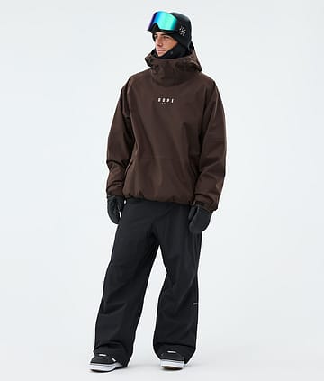 Halo Snowboard Outfit Men Dark Brown/Black