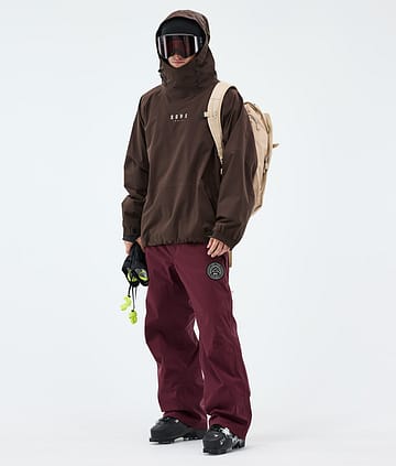 Halo Skidoutfit Man Dark Brown/Burgundy