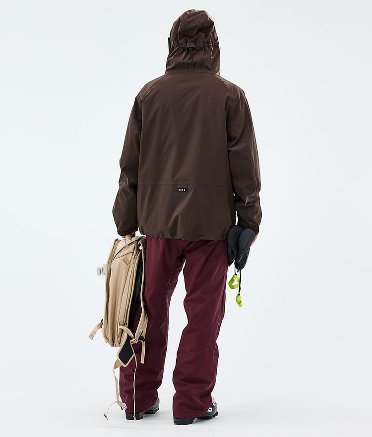 Halo Skidoutfit Herr Dark Brown/Burgundy, Image 2 of 2