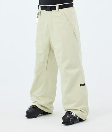 Big Ski Pants Men Dirty White
