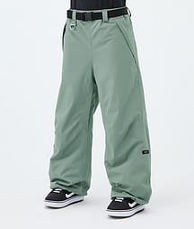 Dope Big W Snowboardhose Damen Faded Green