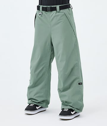 Big W Snowboard Pants Women Faded Green