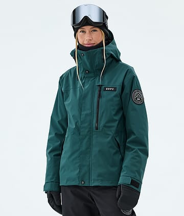 Blizzard W Full Zip Snowboard Jacket Women Bottle Green