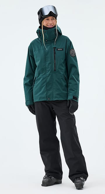 Blizzard W Full Zip Ski Outfit Women Bottle Green/Black