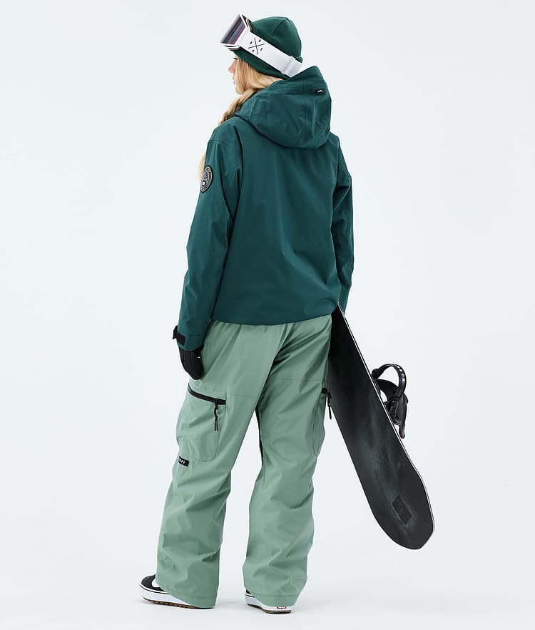 Blizzard W Full Zip Outfit Snowboard Femme Bottle Green/Faded Green, Image 2 of 2