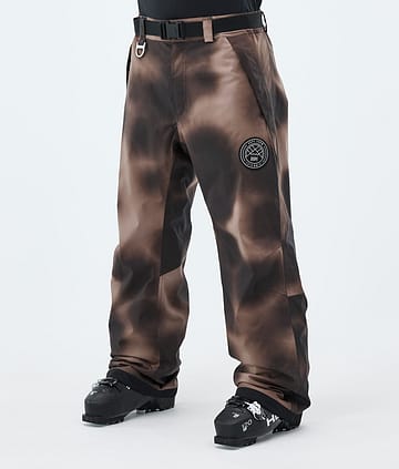 Blizzard Ski Pants Men Brown Tiedye