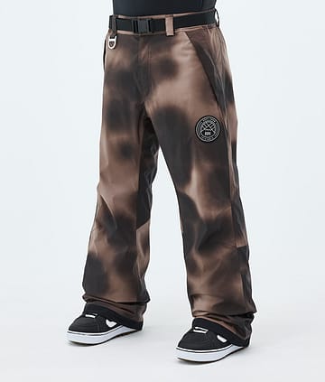 Blizzard Snowboard Pants Men Brown Tiedye